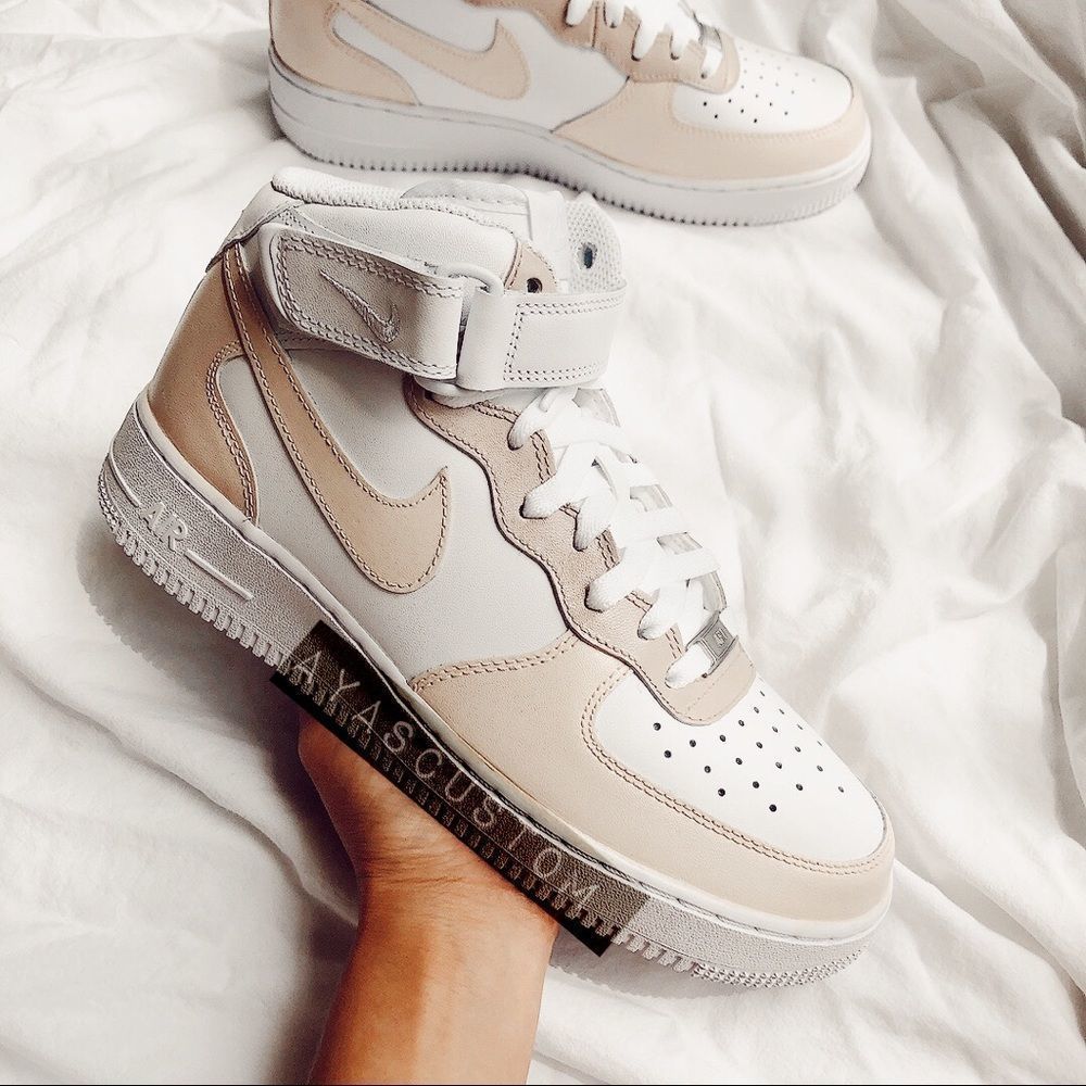 Custom painted Nike air force mid